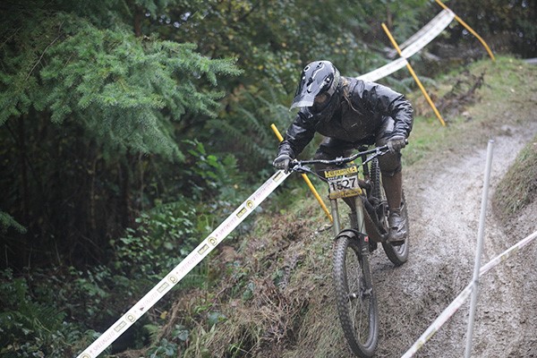 Team Tredz rider Lindsay takes on the final round in Bucknell